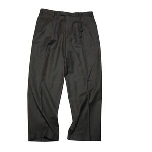 Enzo Mantovani Pants Mens 36x29 Brown Wool Cashmere Dress Slacks Made Italy